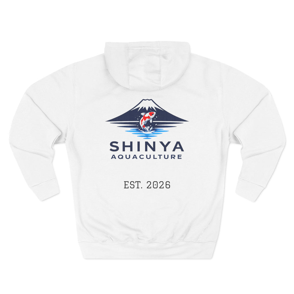 Shinya Aquaculture Official Logo Fleece Hoodie (EST. 2026)